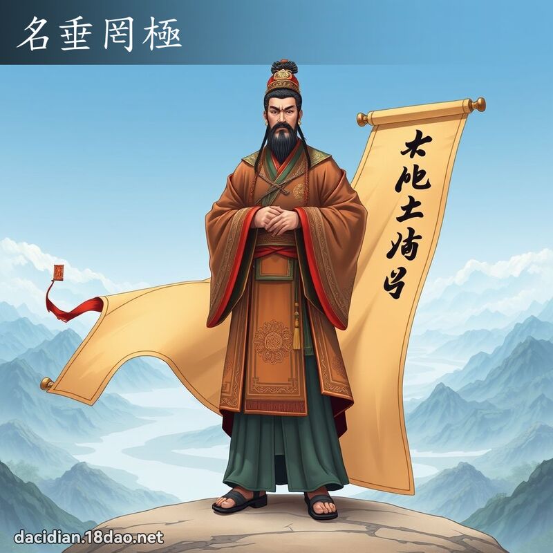 名垂罔极 - 国语大辞典配图