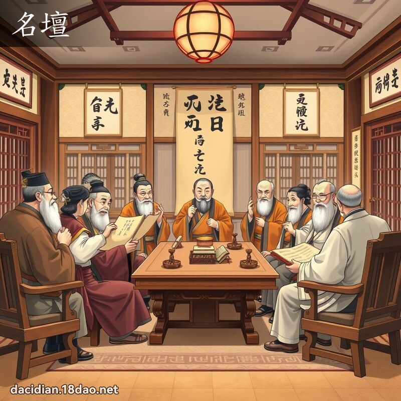 名坛 - 国语大辞典配图