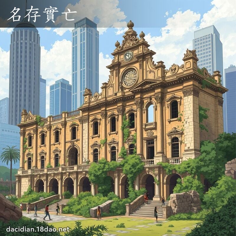 名存實亡 - 國語大辭典配圖