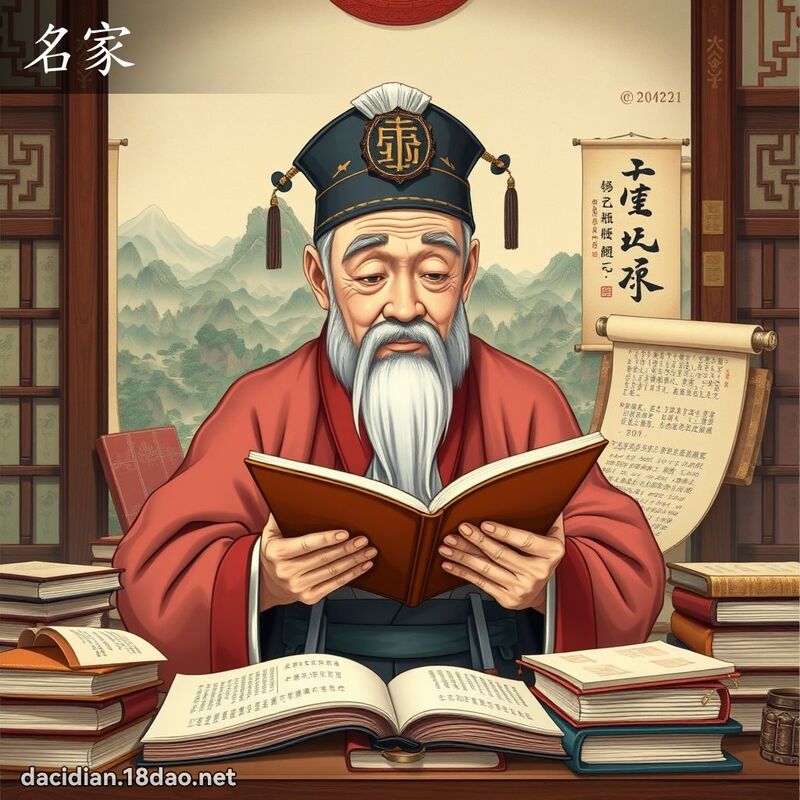 名家 - 国语大辞典配图