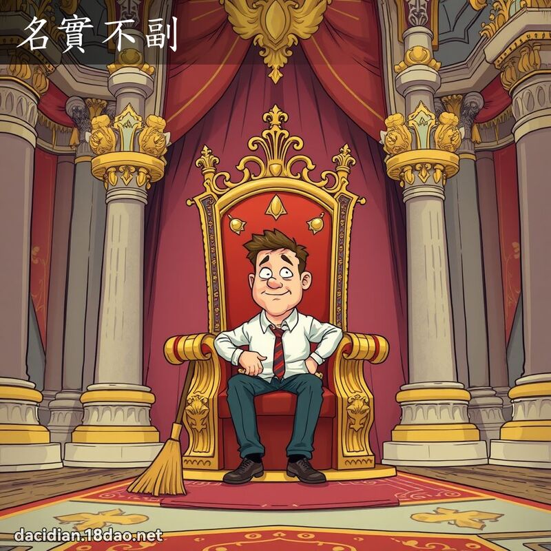 名实不副 - 国语大辞典配图
