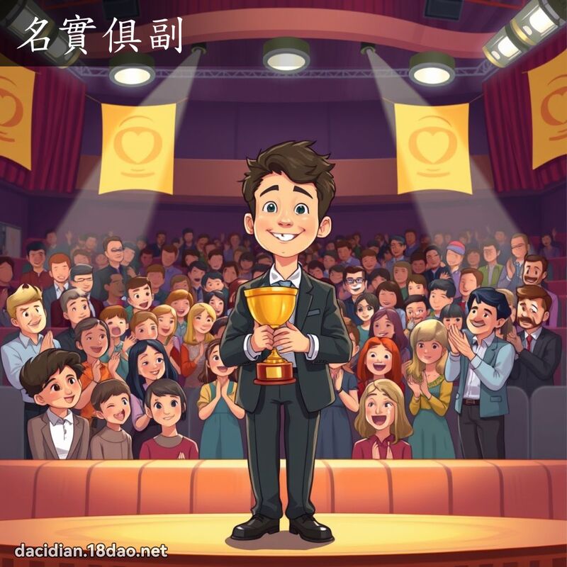 名实俱副 - 国语大辞典配图