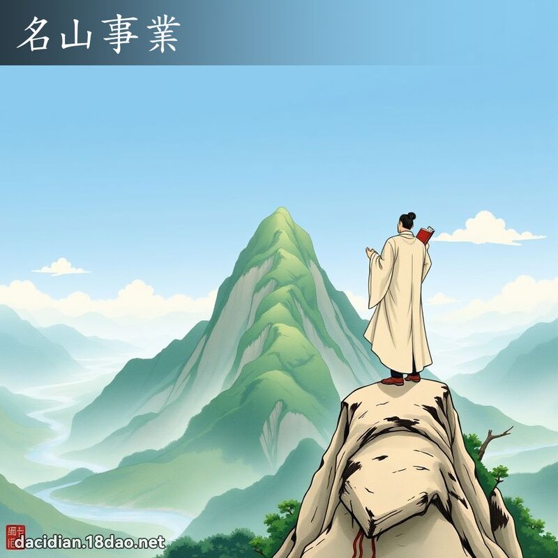 名山事業 - 國語大辭典配圖