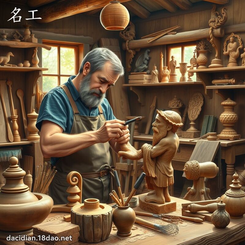 名工 - 國語大辭典配圖