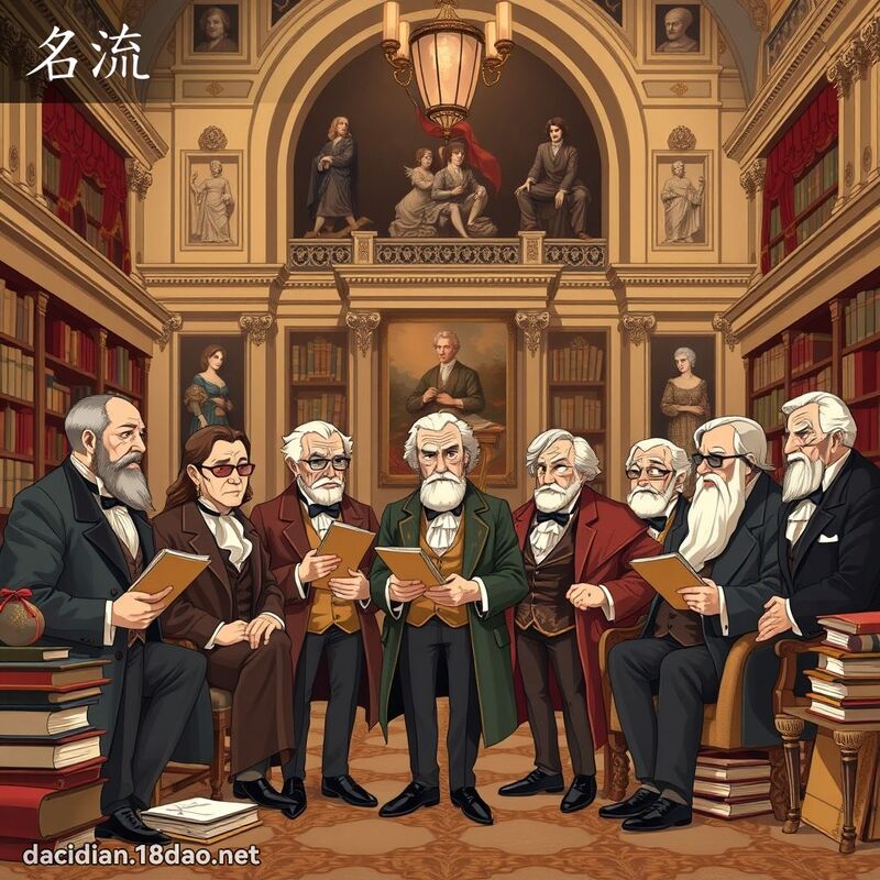 名流 - 国语大辞典配图