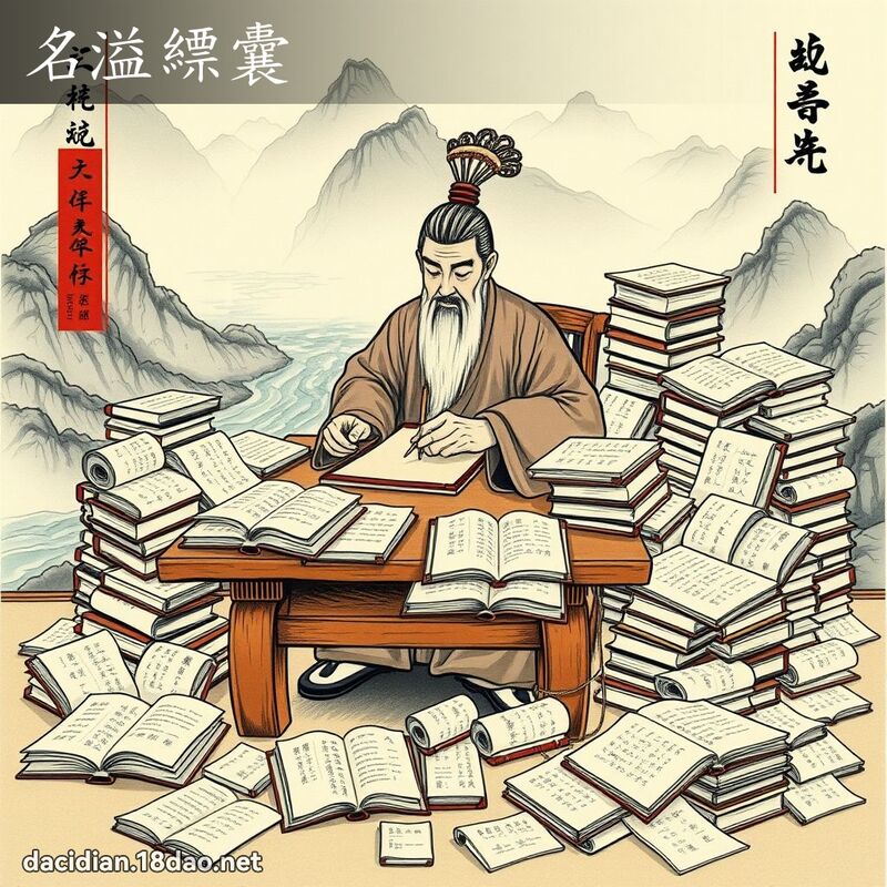 名溢縹囊 - 國語大辭典配圖