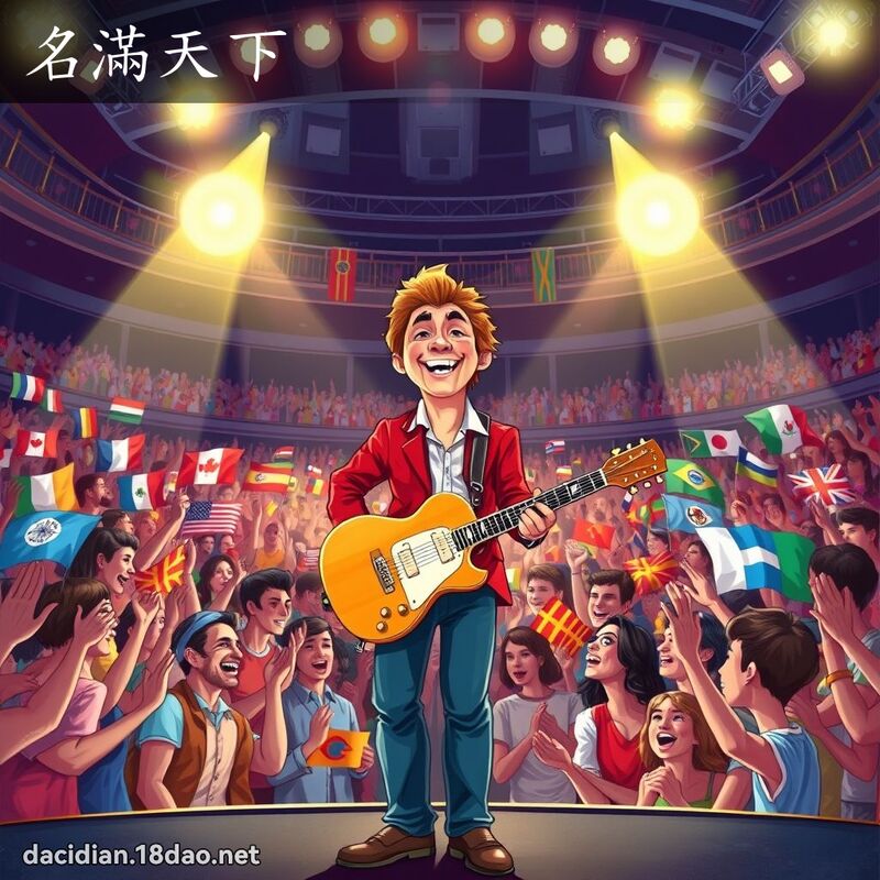 名满天下 - 国语大辞典配图