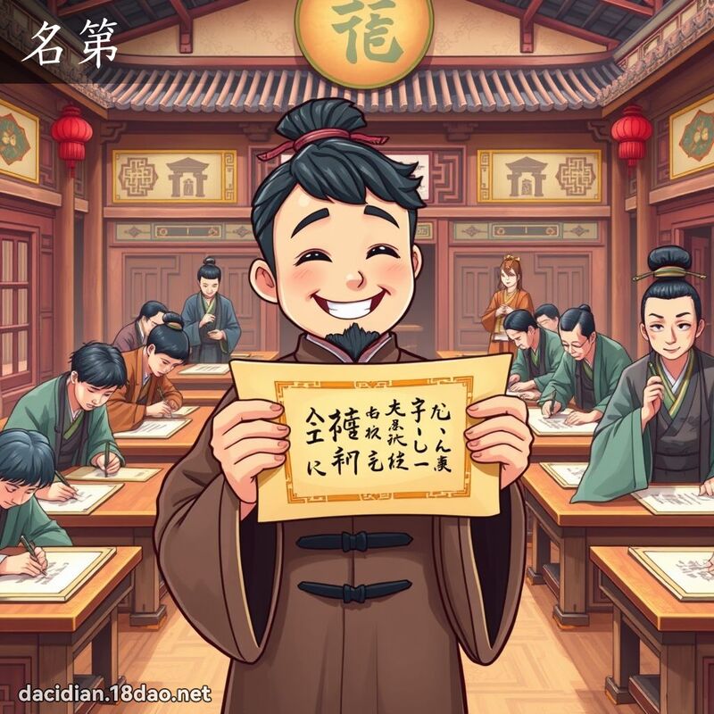 名第 - 國語大辭典配圖