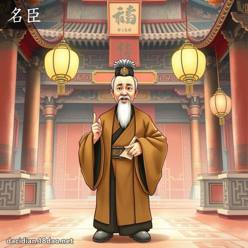 名臣 - 國語大辭典配圖