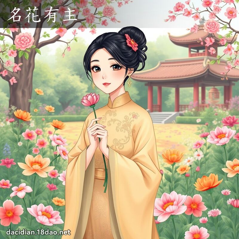名花有主 - 國語大辭典配圖