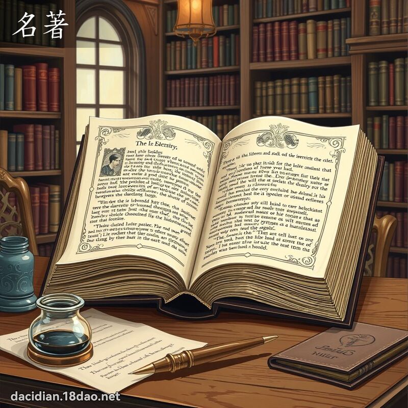 名著 - 國語大辭典配圖