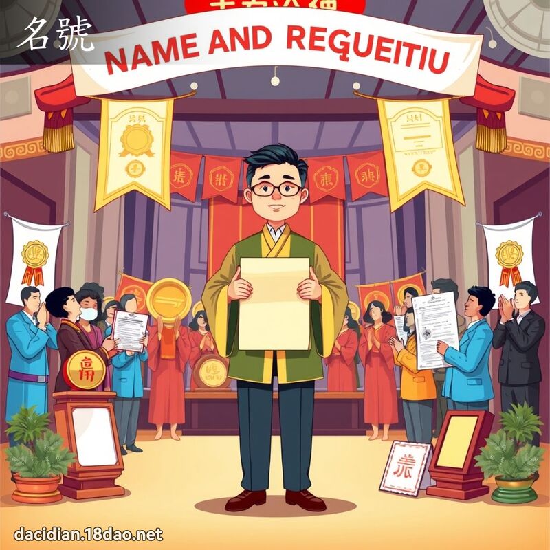 名號 - 國語大辭典配圖