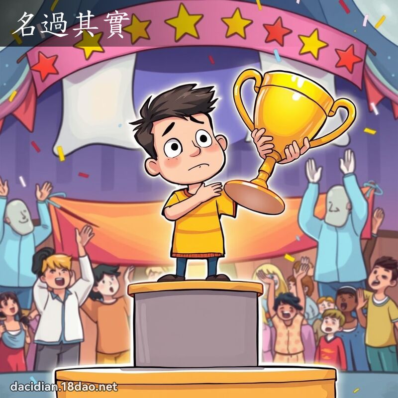 名过其实 - 国语大辞典配图