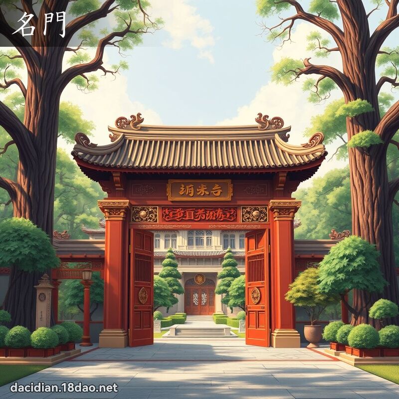 名门 - 国语大辞典配图