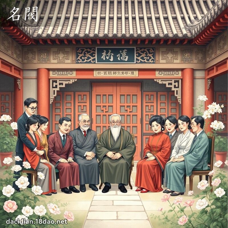 名閥 - 國語大辭典配圖