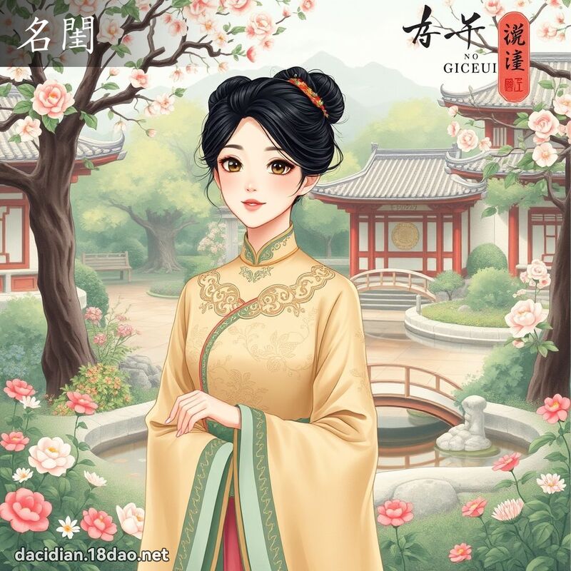 名闺 - 国语大辞典配图