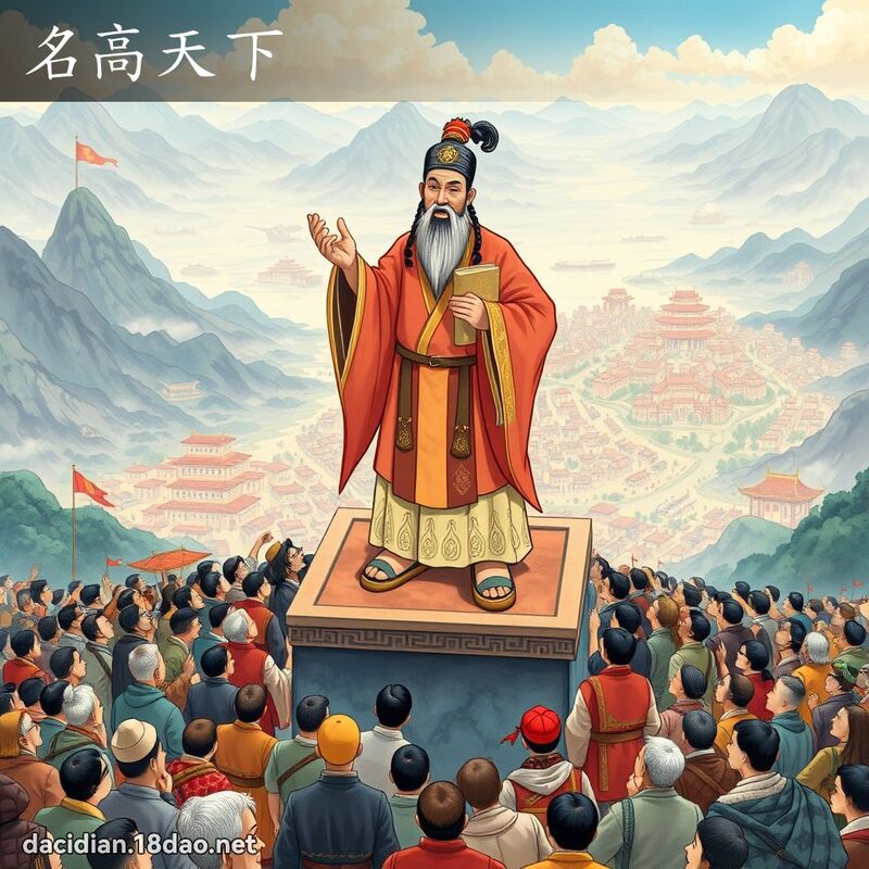 名高天下 - 國語大辭典配圖