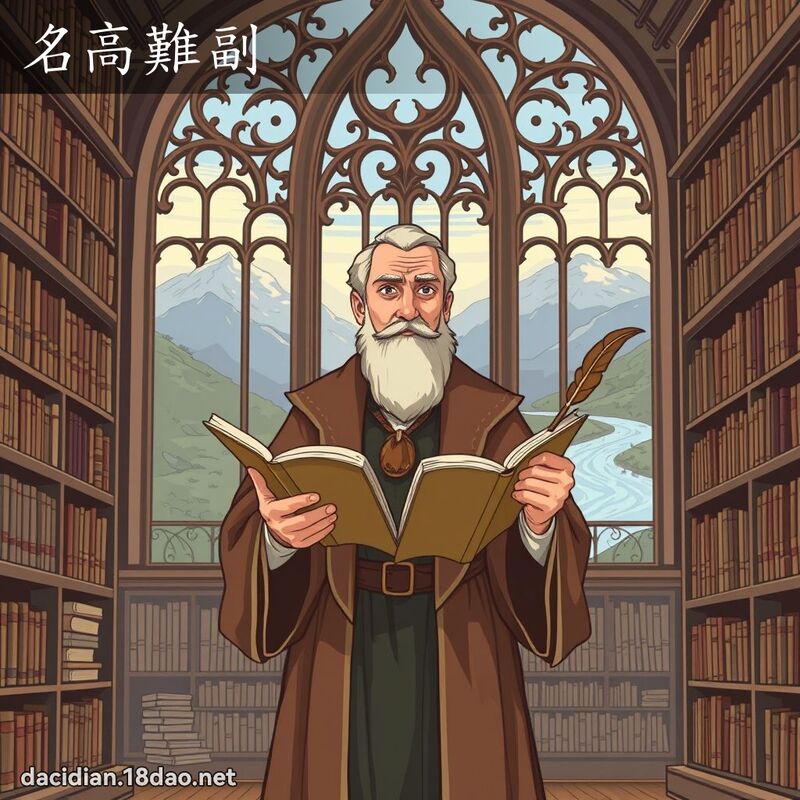 名高難副 - 國語大辭典配圖