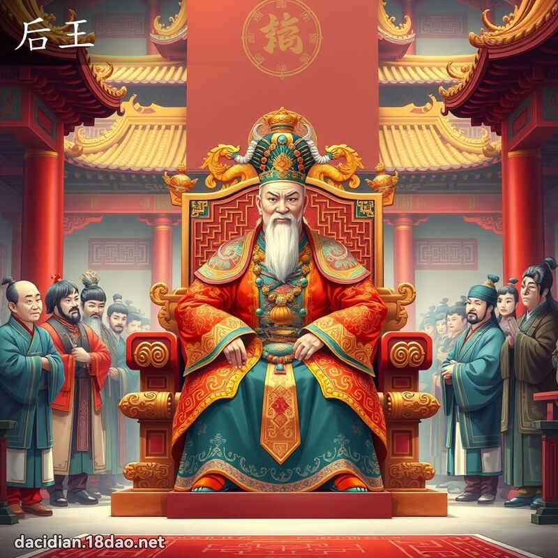 后王 - 国语大辞典配图
