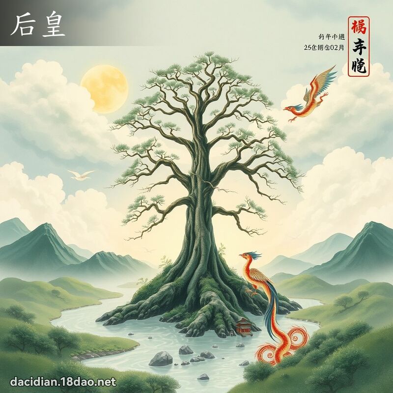 后皇 - 國語大辭典配圖