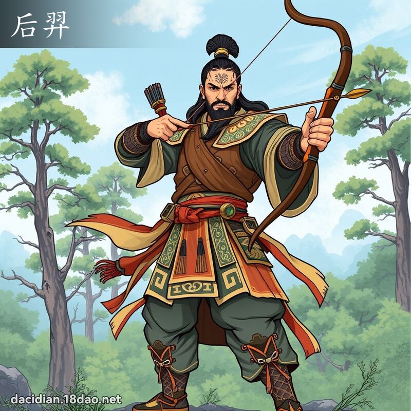 后羿 - 國語大辭典配圖