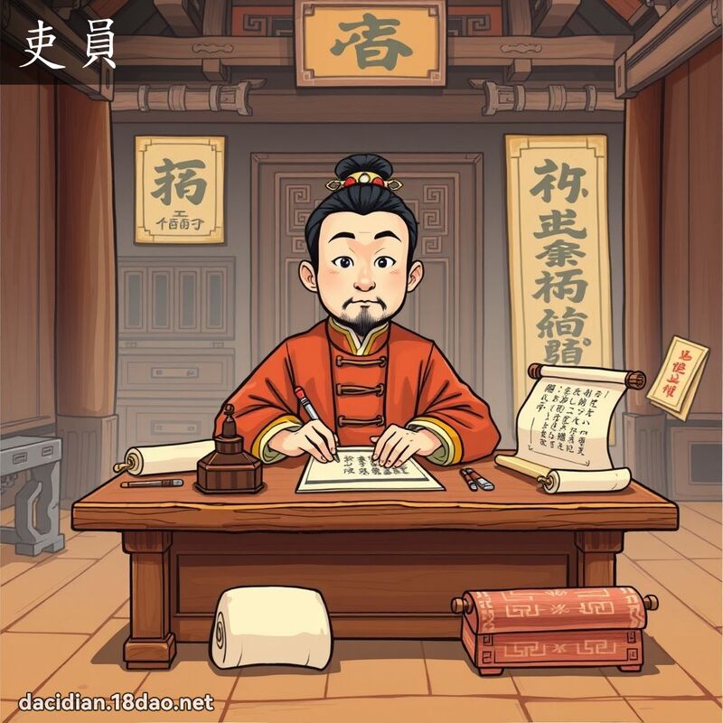 吏员 - 国语大辞典配图