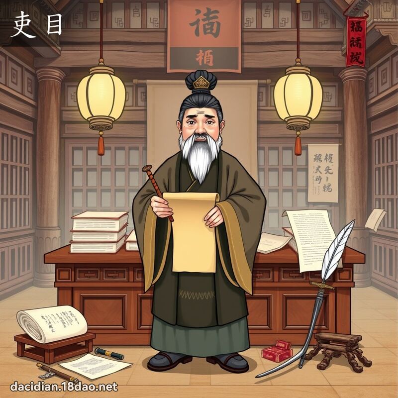 吏目 - 国语大辞典配图