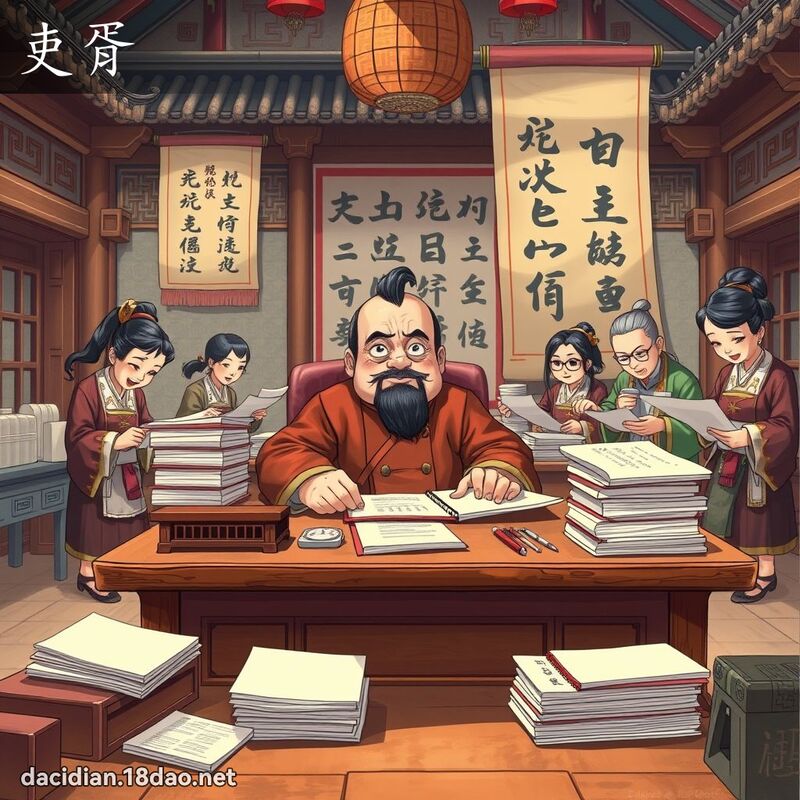 吏胥 - 國語大辭典配圖