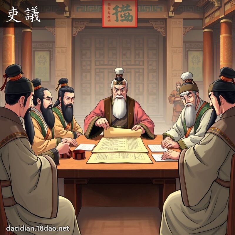 吏議 - 國語大辭典配圖