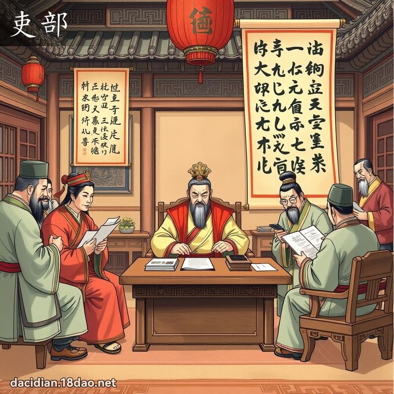 吏部 - 國語大辭典配圖