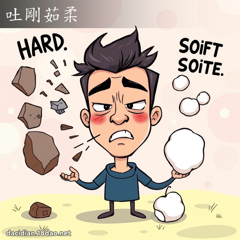 吐剛茹柔 - 國語大辭典配圖