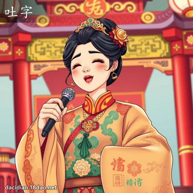 吐字 - 国语大辞典配图