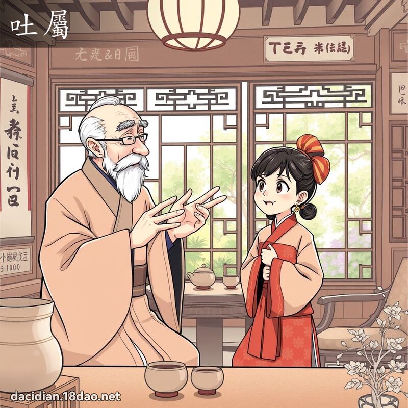 吐属 - 国语大辞典配图