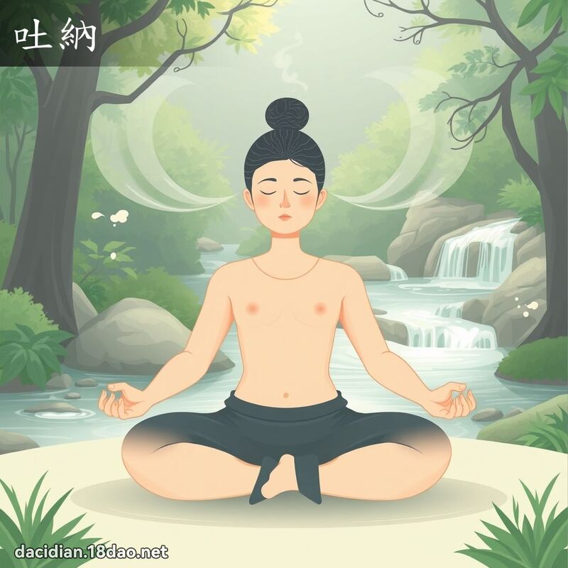 吐纳 - 国语大辞典配图