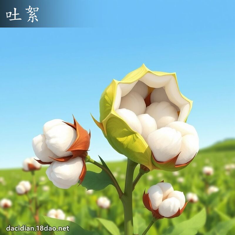 吐絮 - 國語大辭典配圖