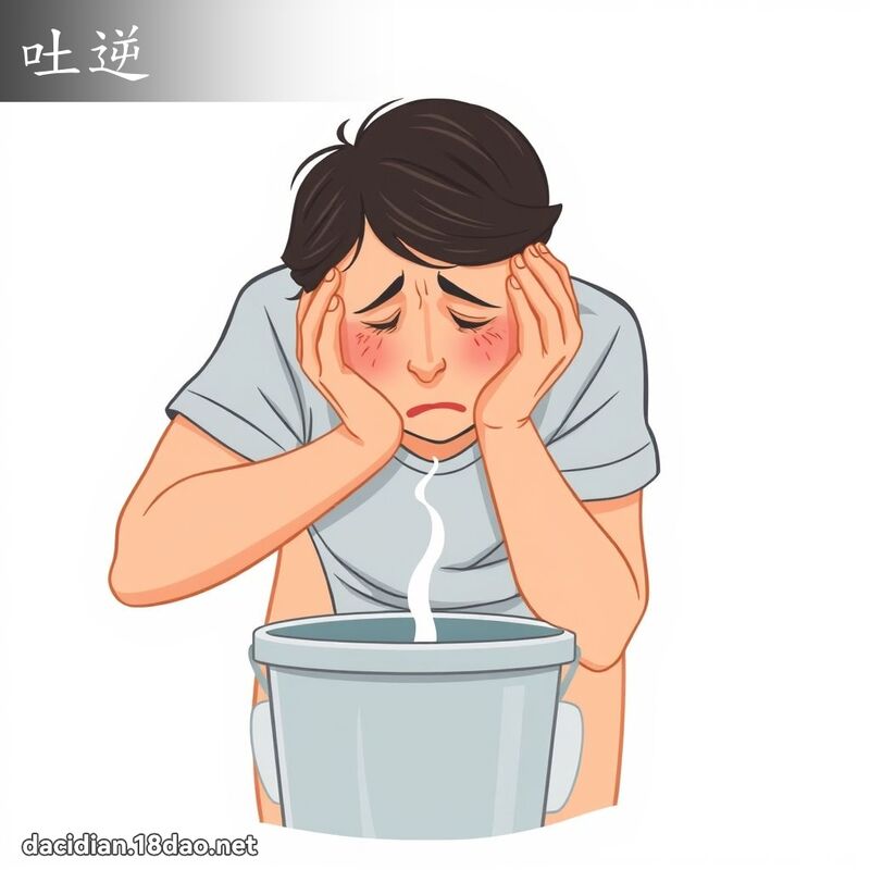 吐逆 - 国语大辞典配图
