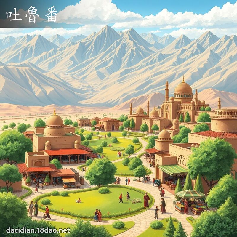 吐鲁番 - 国语大辞典配图
