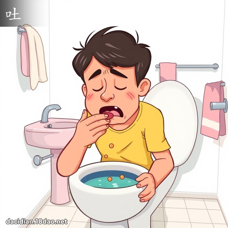 漢字: 吐 (多音字)
