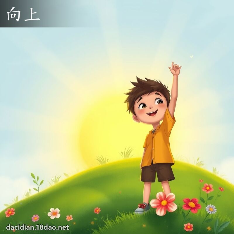向上 - 国语大辞典配图