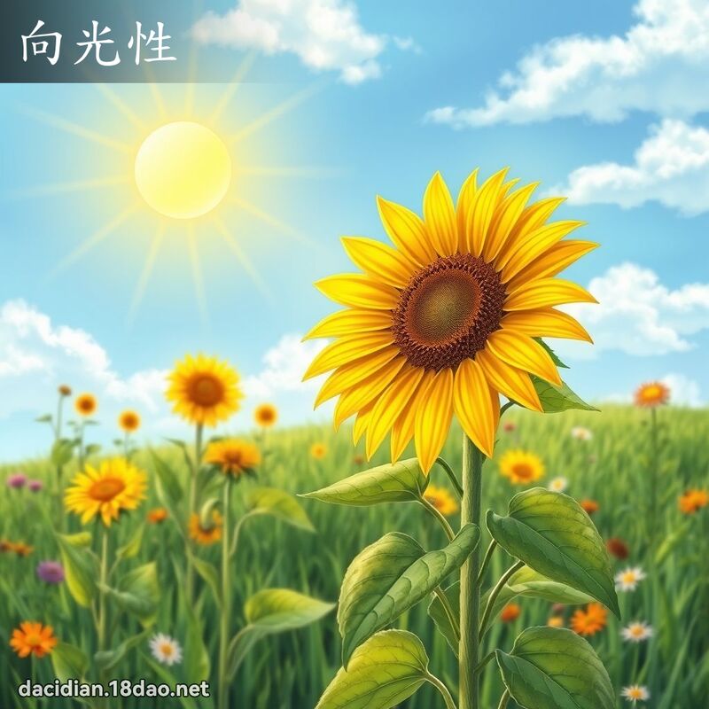 向光性 - 国语大辞典配图