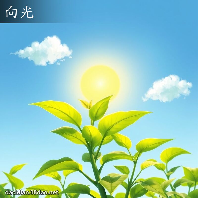 向光 - 国语大辞典配图