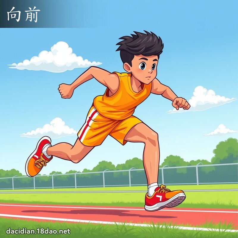 向前 - 国语大辞典配图
