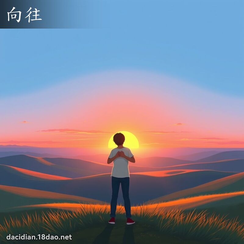 向往 - 國語大辭典配圖