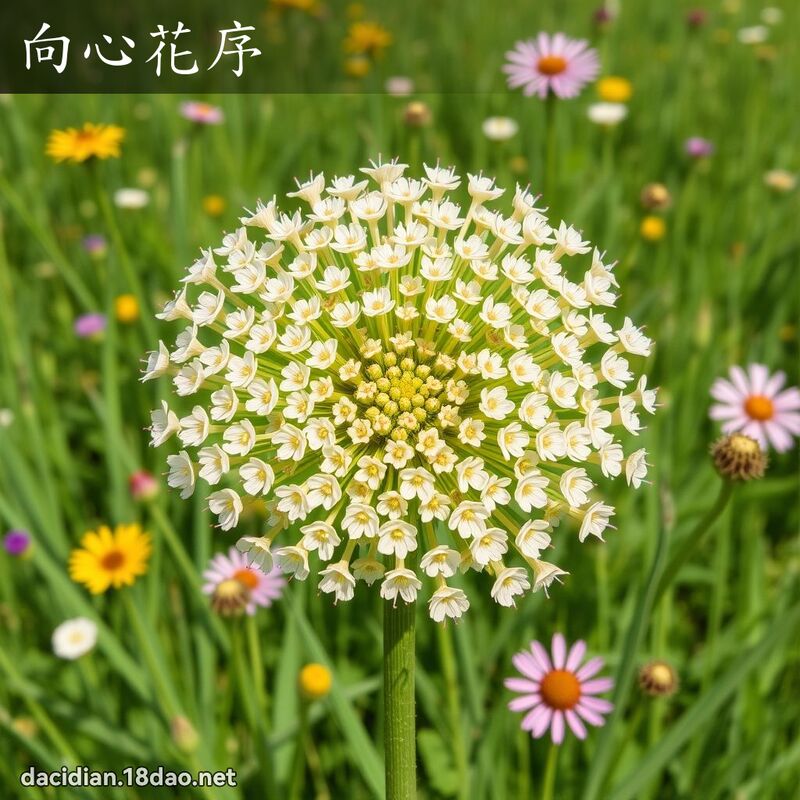 向心花序 - 国语大辞典配图