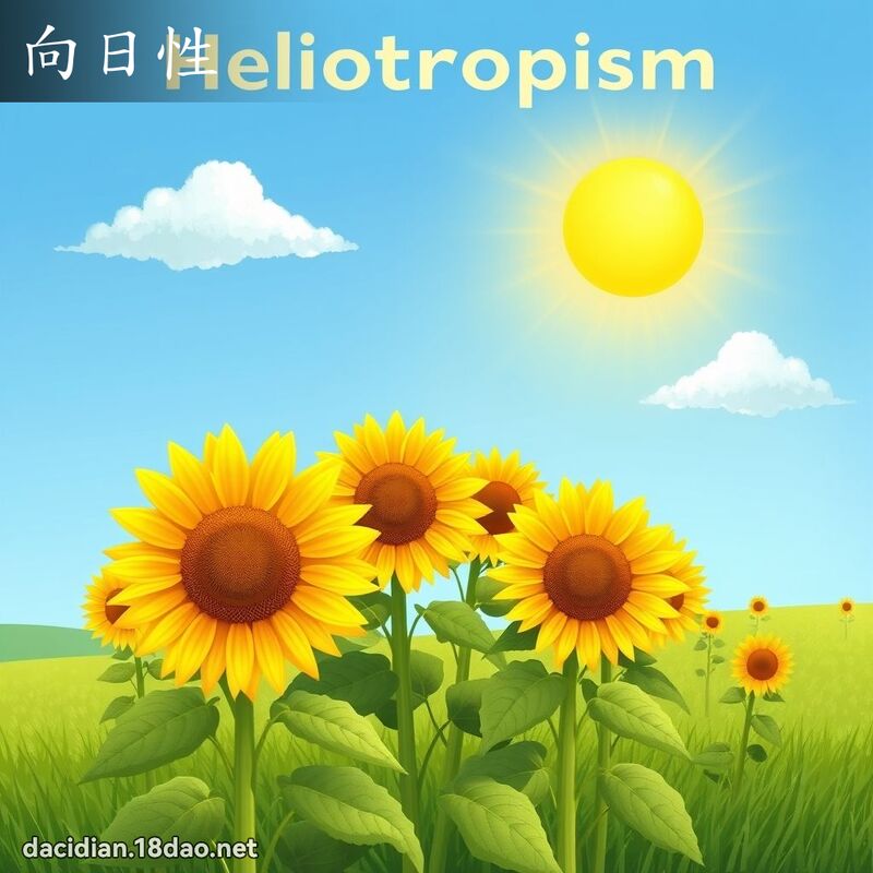 向日性 - 國語大辭典配圖