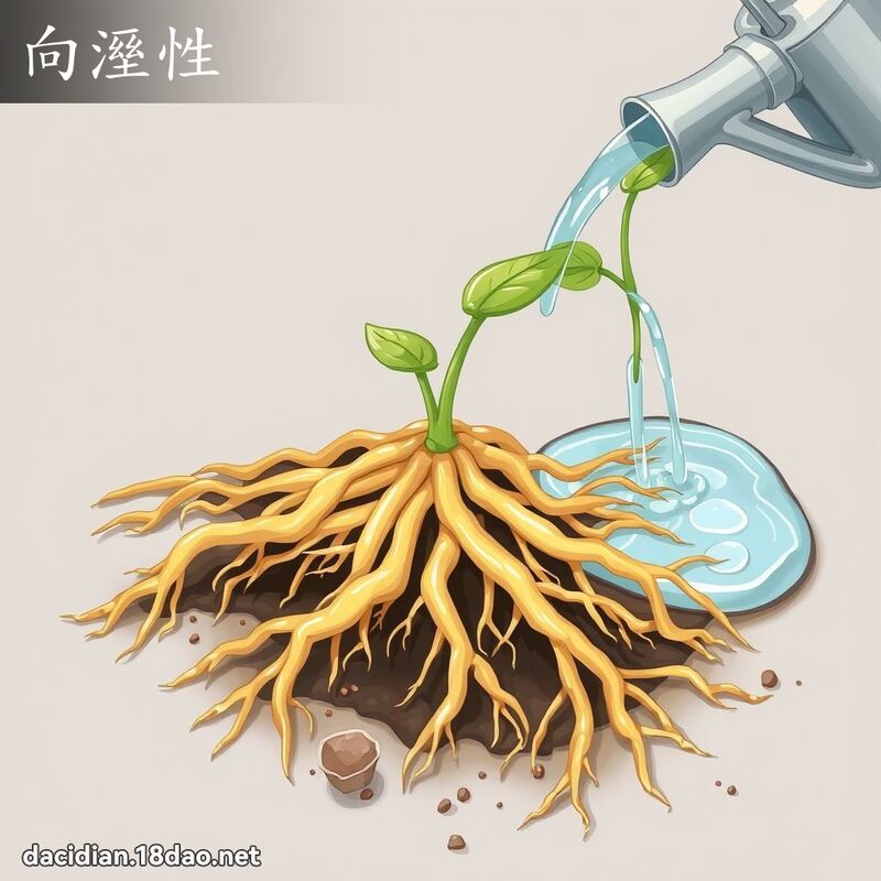 向溼性 - 國語大辭典配圖