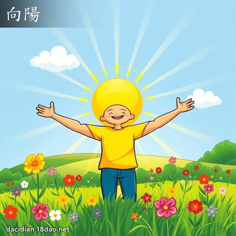 向阳 - 国语大辞典配图
