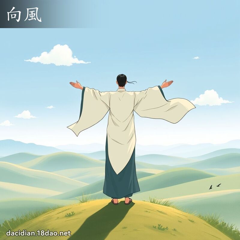 向风 - 国语大辞典配图