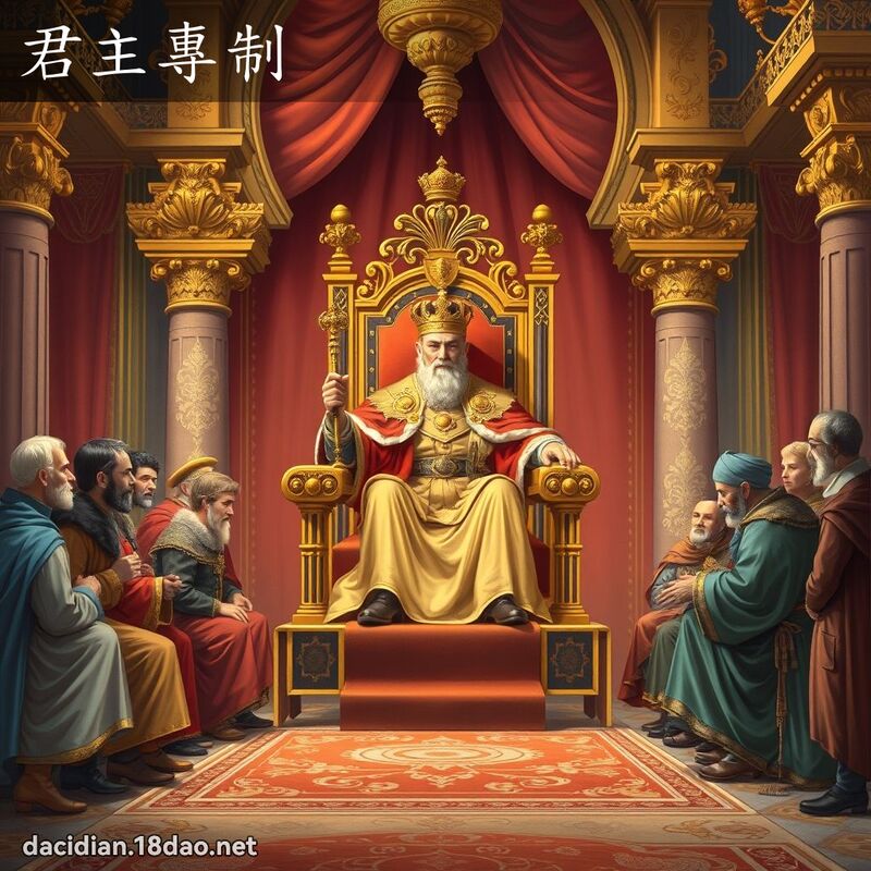 君主專制 - 國語大辭典配圖