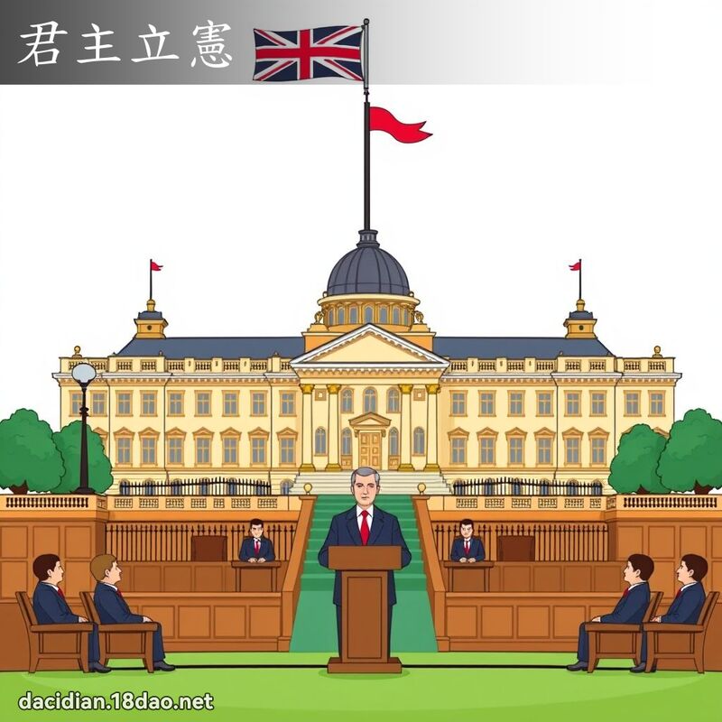 君主立宪 - 国语大辞典配图